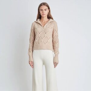 Eleven Six Brooke Sweater Half Zip Sz XS/S